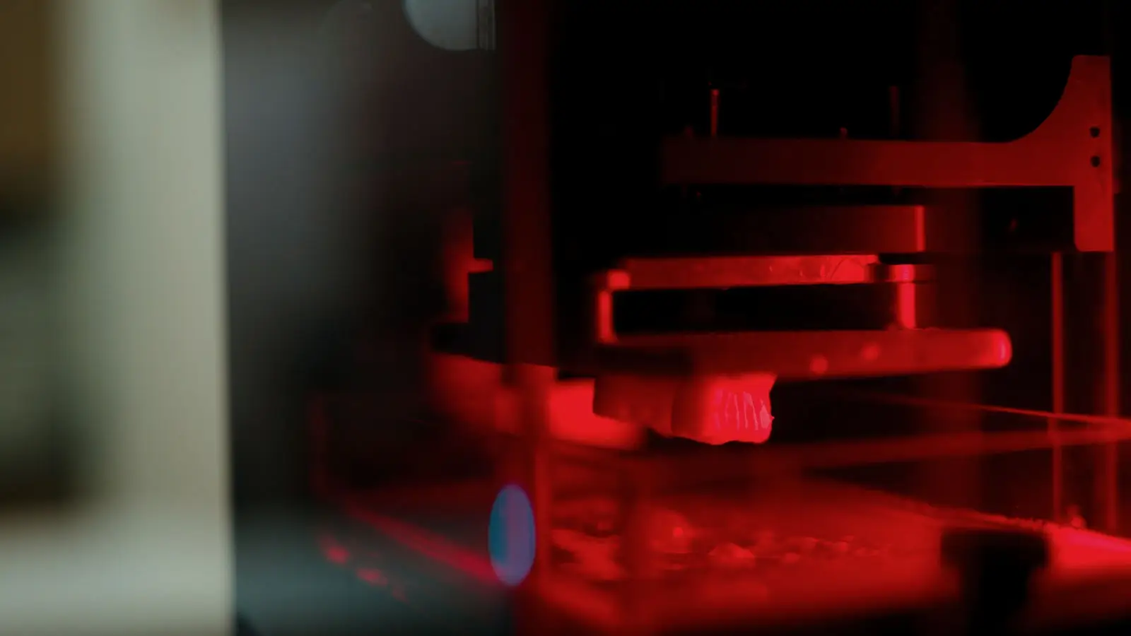 Zirconia milling in progress