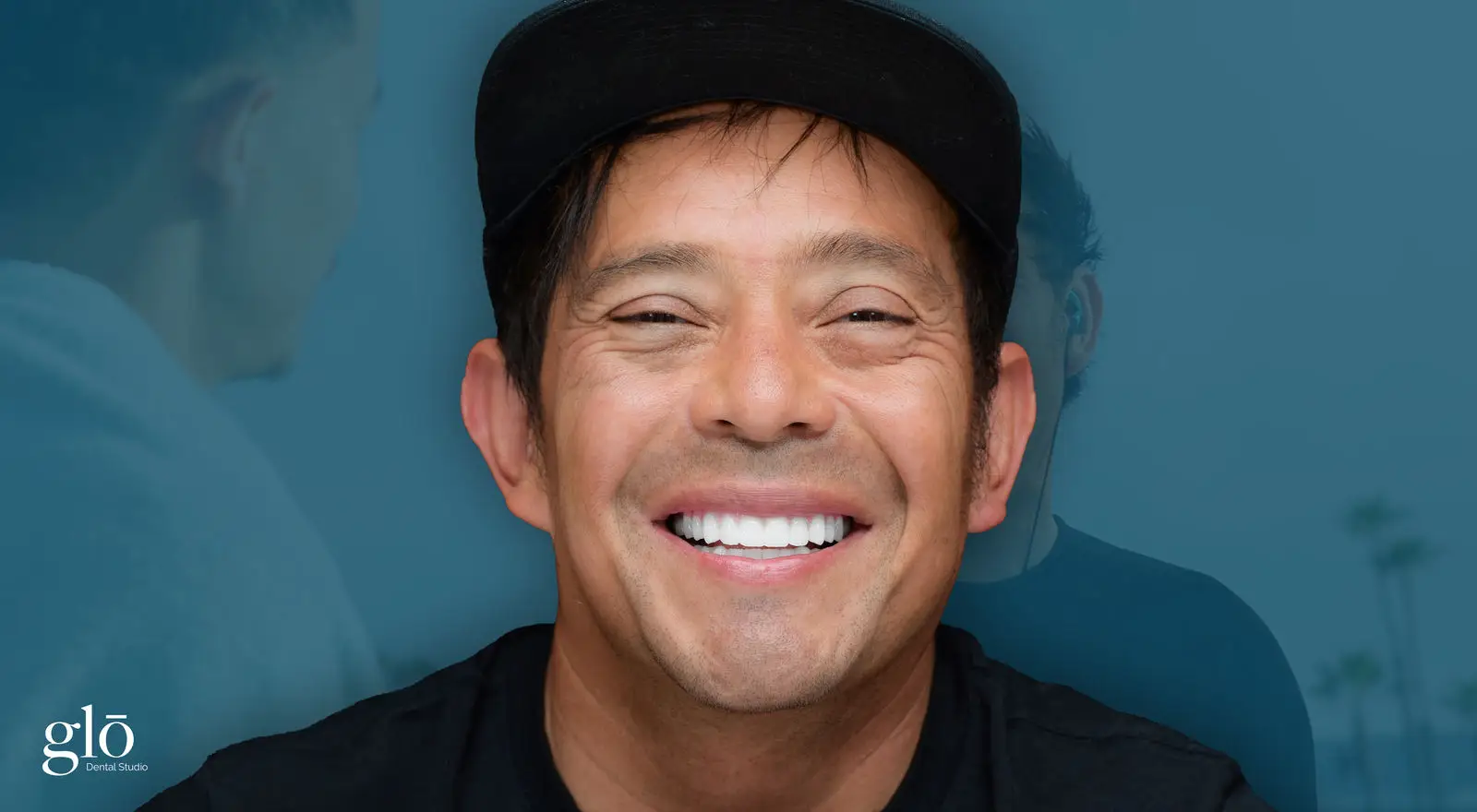 Patient smiling after treatment